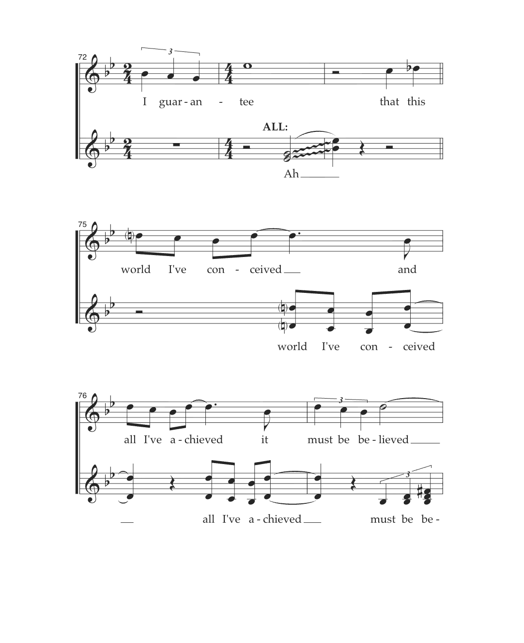 It Must Be Believed To Be Seen