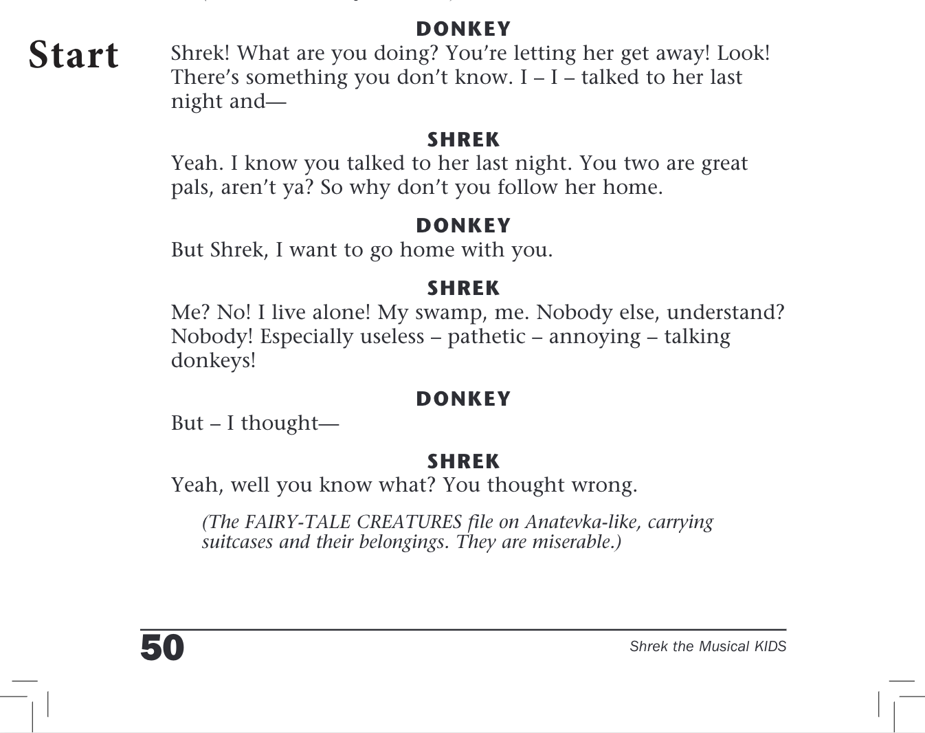 Captain of the Guards, Pinocchio, Big Bad Wolf, Pig 1, Pig 2, Pig 3 Side