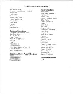 Cinderella Breakdown