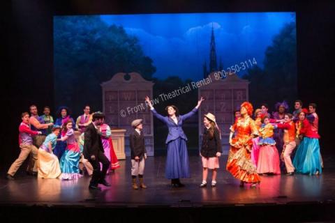 Mary Poppins Broadway Musical Costume Rental Package - Mary, Ms Corey and the cast - Supercal - Front Row Theatrical - 800-250-3114