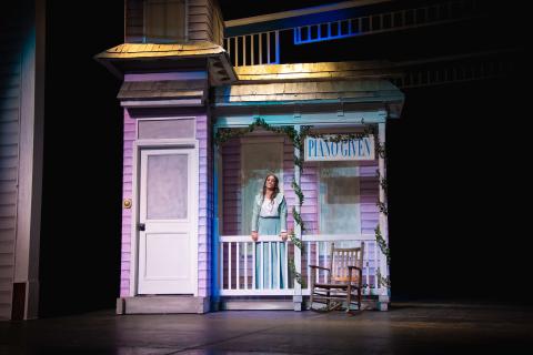 Music Man scenery rental set pieces marion house - Front Row Theatrical Rental - 800-250-3114