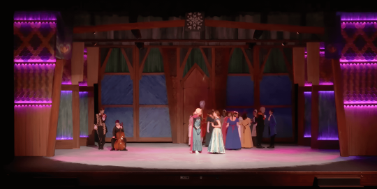 Frozen jr set scenic rental - Front Row Theatrical Rental - Arendelle castle interior