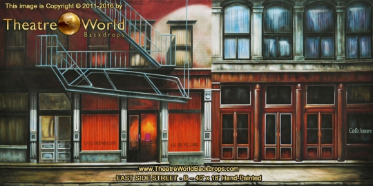 East Side Street B Scenic Backdrop