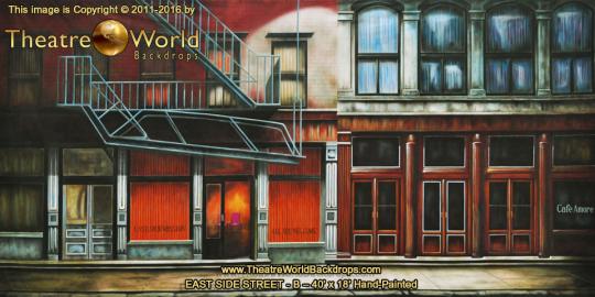 East Side Street B Scenic Backdrop