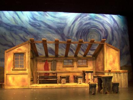 Michael Boyer's set for The Gateway's production of Fiddler on the Roof