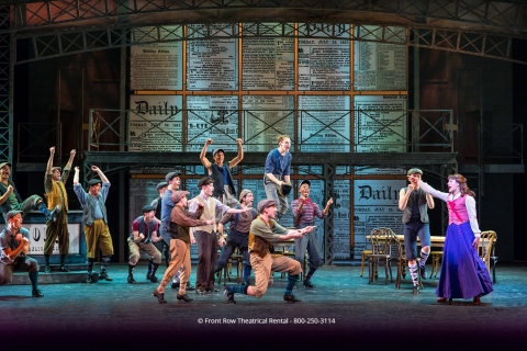 Newsies set rental - Front Row Theatrical Rental - 800-250-3114