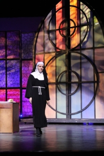 Sister Act broadway set rental ---- stained glass wall and Church --- Stagecraft Theatrical 800-499-1504 Sister Act broadway set rental ---- stained glass wall and Church --- Stagecraft Theatrical 800-499-1504