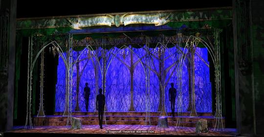 Into the Woods set rental - Opening - Stagecraft Theatrical - 800-499-1504