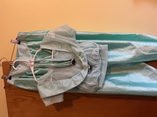 Jasmine top, pants, headpiece