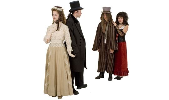 Rental Costumes for Jekyll and Hyde the Musical - Emma Carew, Dr. Henry Jekyll, Mr. Edward Hyde, Lucy Harris