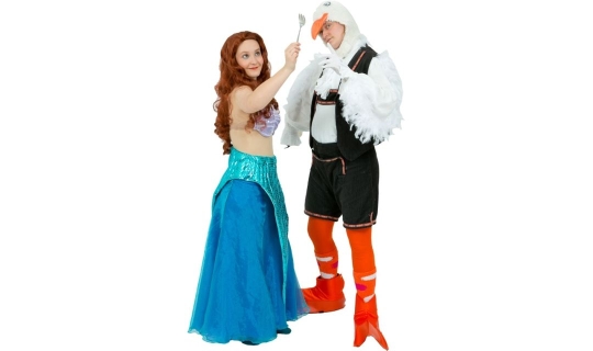 Rental Costumes for Disney's The Little Mermaid - Ariel, Scuttle