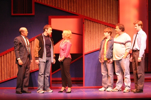 The Gateway's set for The Full Monty, designed by Kelly Tighe