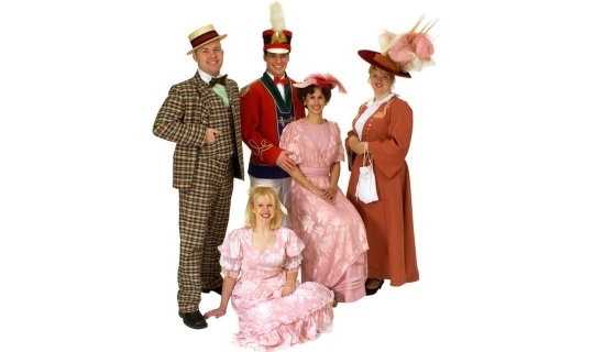 Rental Costumes for The Music Man - Marcellus Washburn, Harold Hill, Zaneeta Shinn, Marian Paroo, Eulalie Shinn