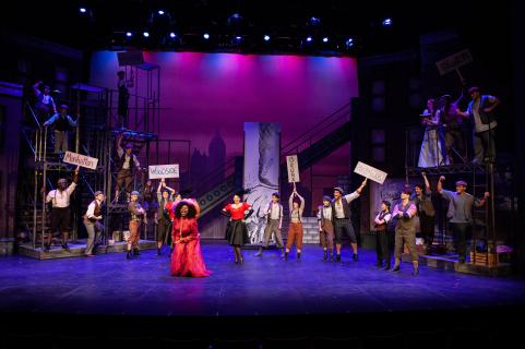 Crane River Theater Newsies Set