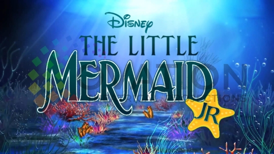 Little Mermaid Jr. Logo Projection