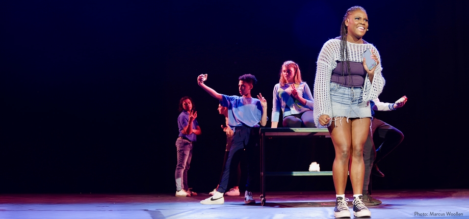 Between the Lines JR. performed by Bradford High School at the 2024 Junior Theater Festival (Photo: Marcus Woollen) Between the Lines JR. performed by Bradford High School at the 2024 Junior Theater Festival (Photo: Marcus Woollen)