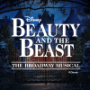 A curtain warmer of castle gates with the Disney's Beauty and the Beast logo