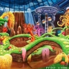 Chocolate Factory FY017 20x40 Willy Wonka Backdrop