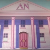 Sorority House Backdrop for the performance of Legally Blond