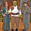 Fiona, Shrek, Donkey