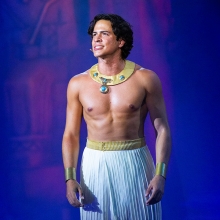 Jacob Dickey as Moses, Photo by Ben Braten / Tuacahn Amphitheatre, The Prince of Egypt, 2018