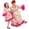 Rental Costumes for Hairspray - Tracy and Edna Turnblad in their Mr. Pinky's matching dresses