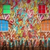 Godspell Scenic Projections | Broadway Media